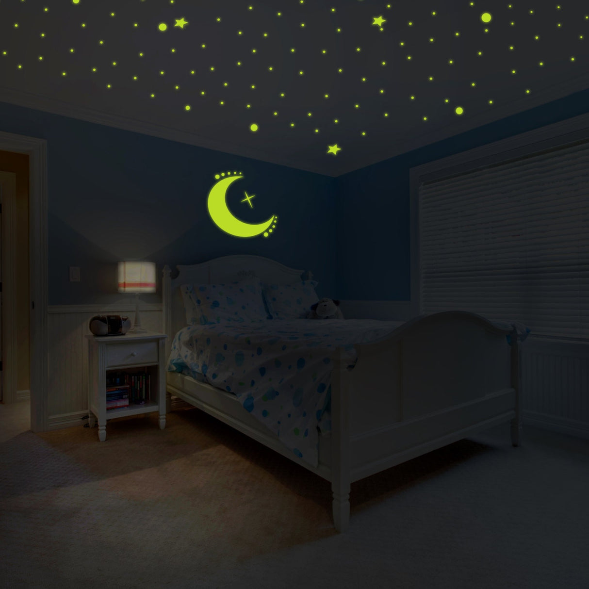 Additional product view of Custom Glowing Vinyl Wall Decal.