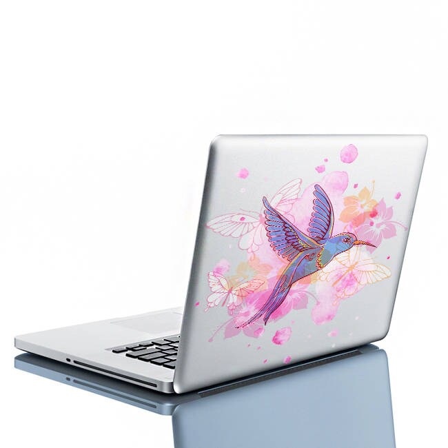 Additional product view of Hummingbird Wall Vinyl Sticker.