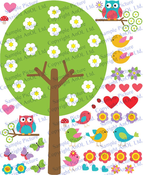 Product gallery view of Nursery Tree Vinyl Wall Decal.