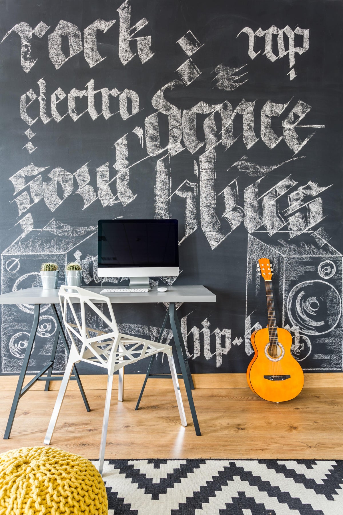 Product detail view of Chalkboard Wall Sticker.