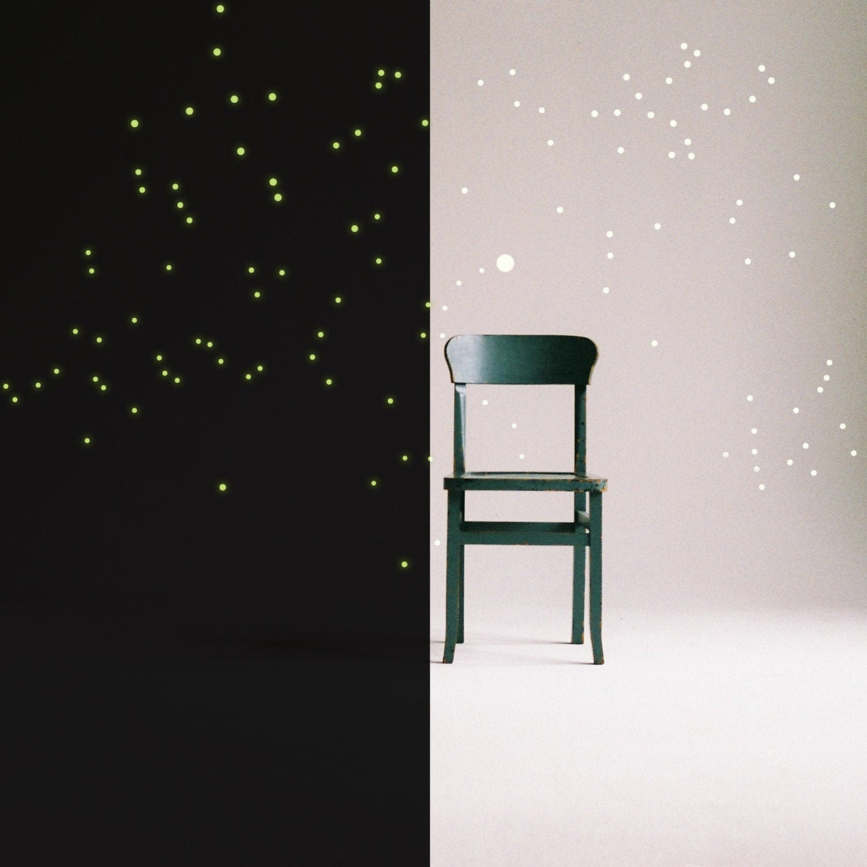 Product view of Night Glowing Star Wall Stickers.
