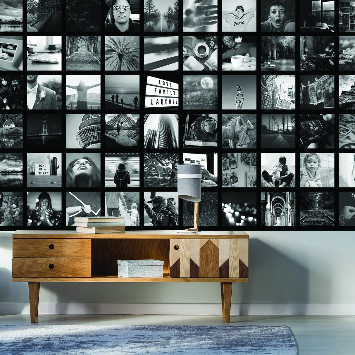 Alternate gallery view of Photo Collage Picture Wallpaper Sticker.