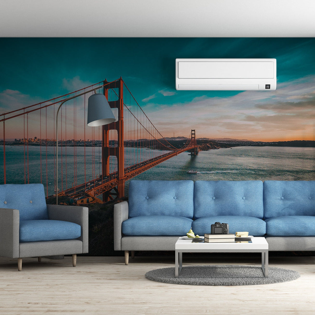 Additional product detail of California Golden Gate Bridge Wallpaper Sticker.
