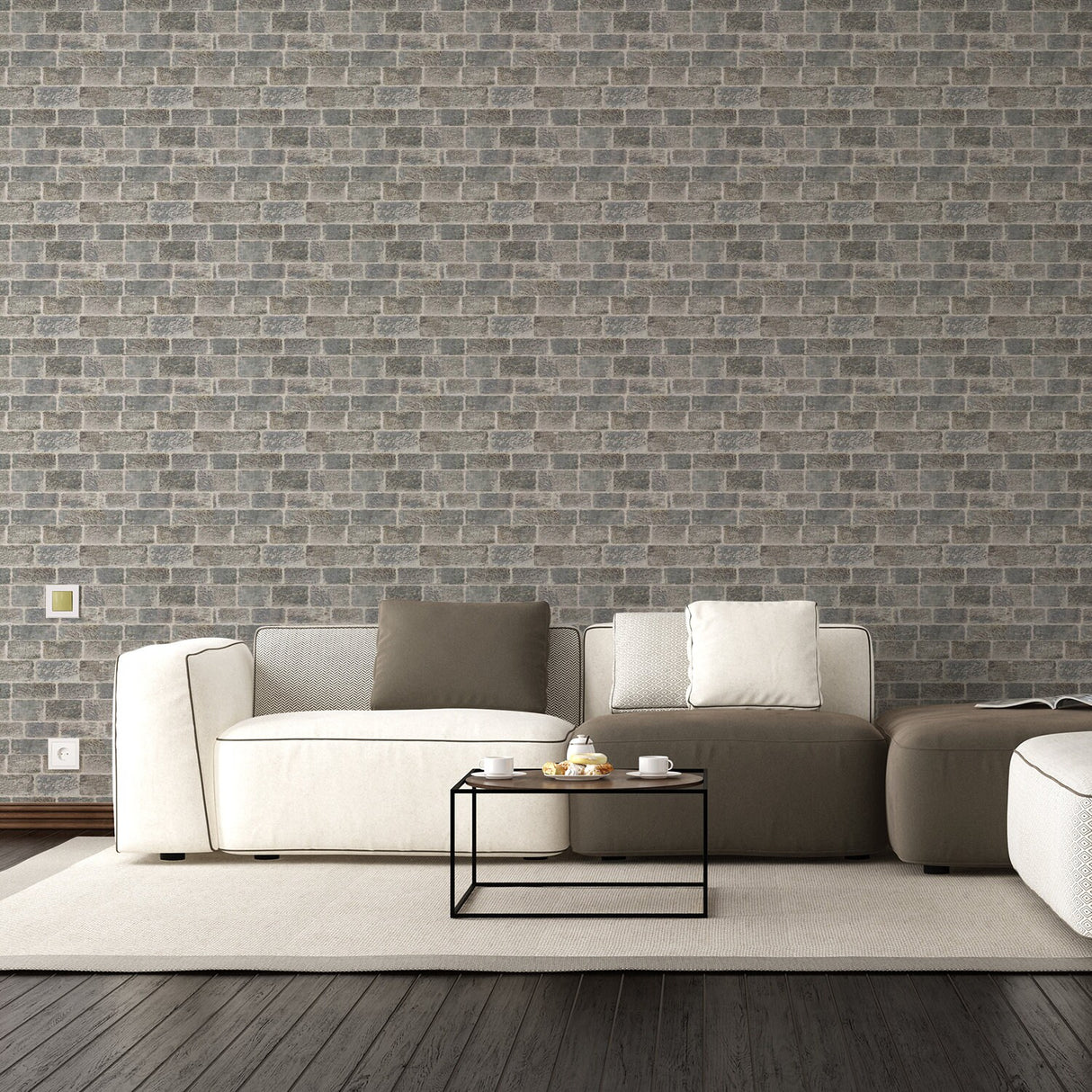 Alternate gallery view of Brick Self Adhesive Wallpaper Peel Stick.