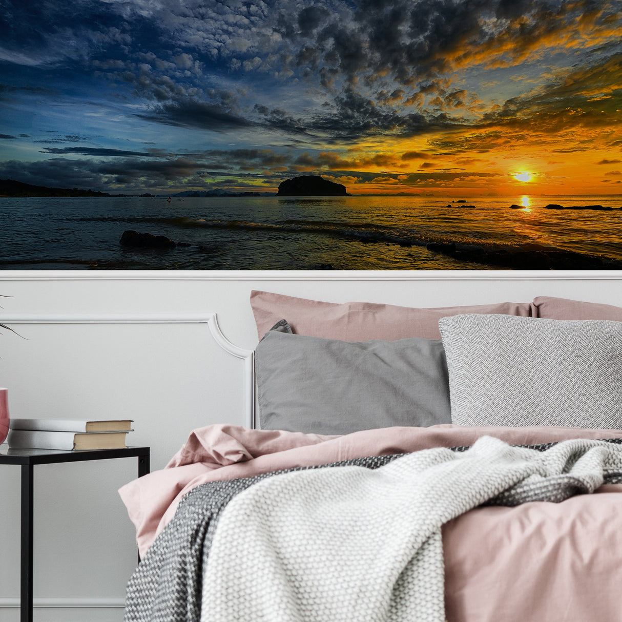 Additional product detail of Sunset Wallpaper Decals.