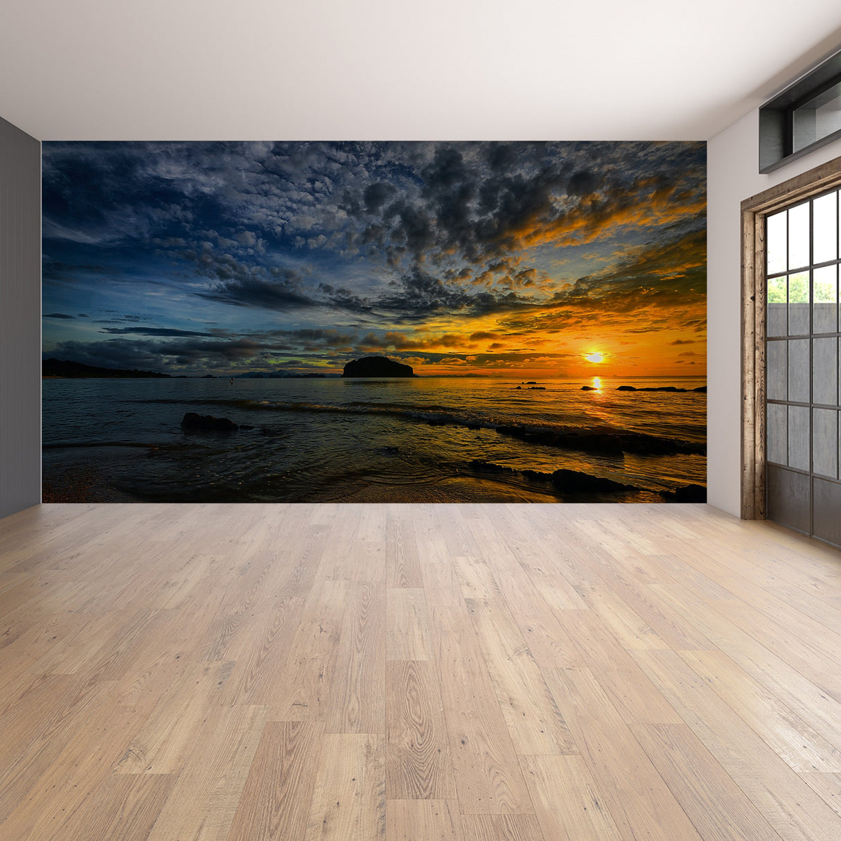 Product gallery view of Sunset Wallpaper Decals.