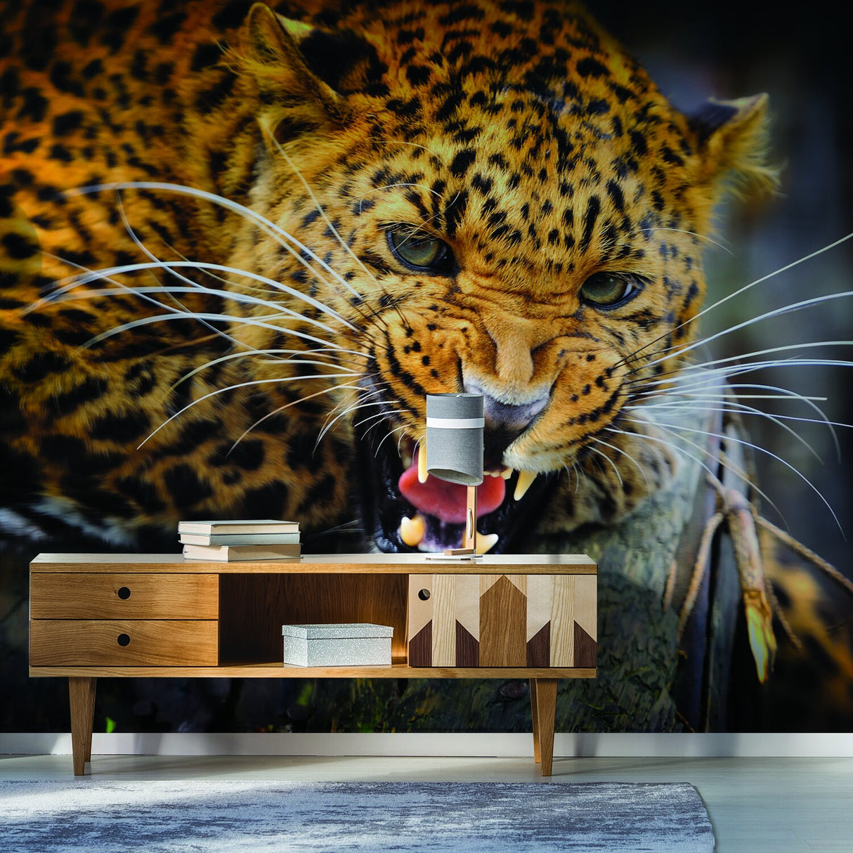 Additional product detail of Jaguar Wallpaper Vinyl Decal Decor.