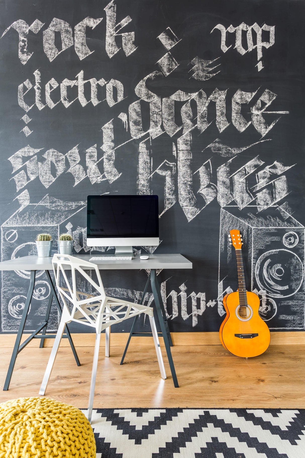 Alternate product presentation of Chalkboard Wall Sticker.