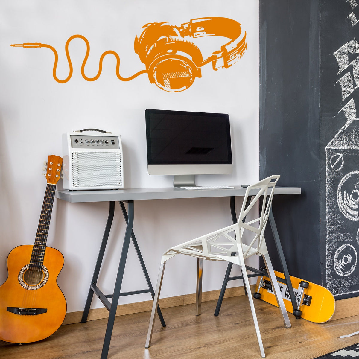 Product detail view of Music Wall Decal Decor.