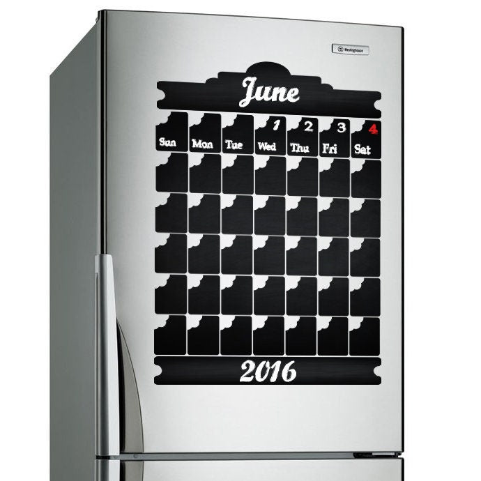 Product gallery view of Chalkboard Wall Planner Blackboard Kitchen Sticker.