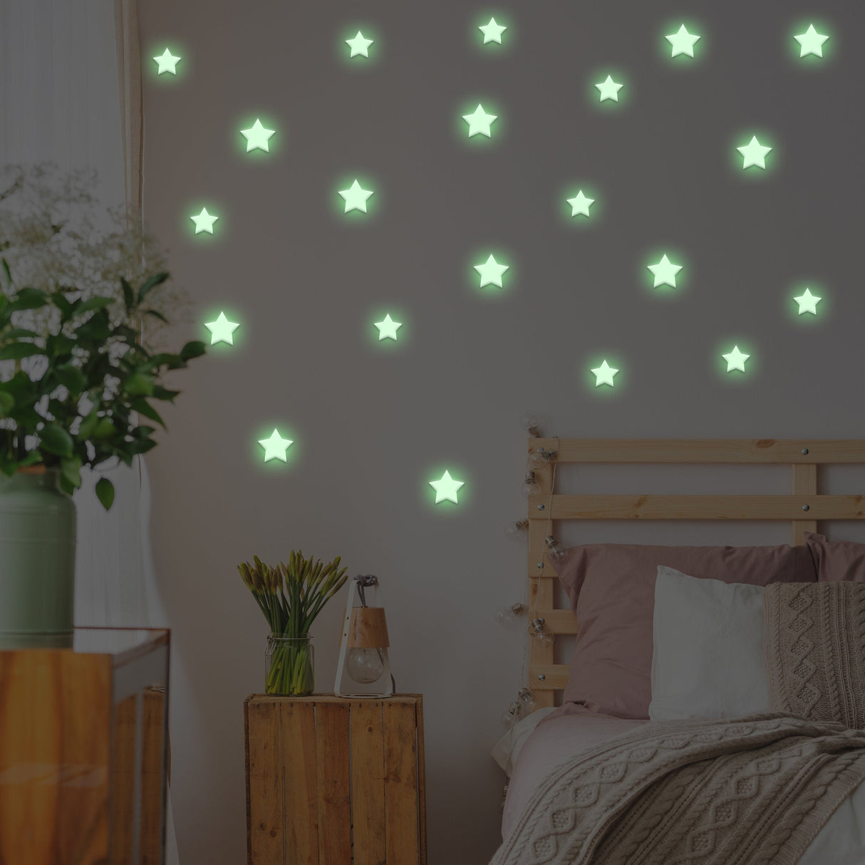 850 pcs Glow In The Dark Stars Stickers - The Star Glowing Ceiling Decals For Wall Room Kids Decor