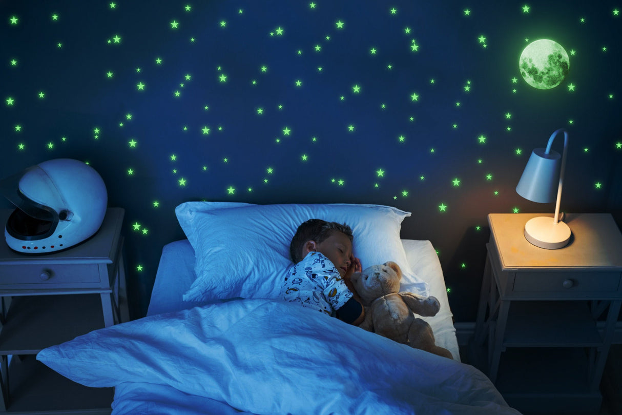 Alternate product presentation of Glow In The Dark Stars Stickers.