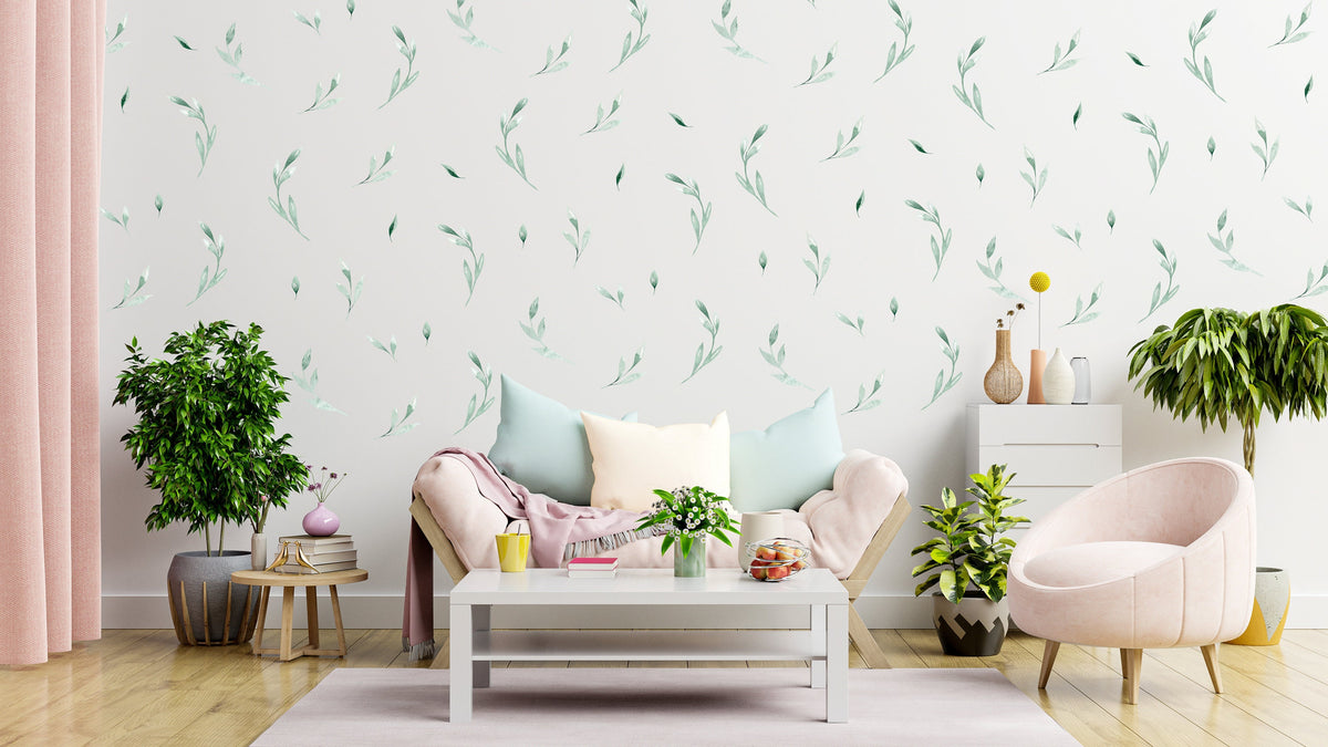 Additional product detail of Leaf Wall Decor Stickers.