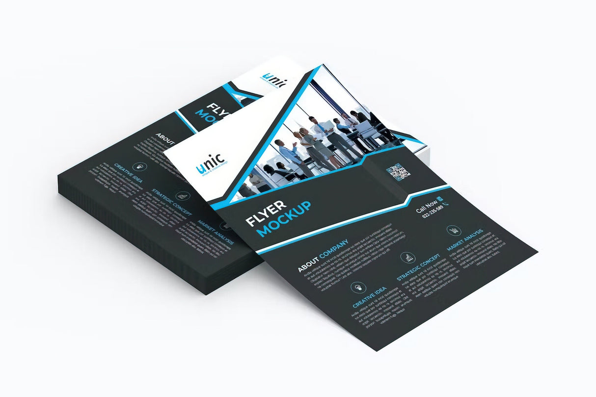 Additional product view of Custom Printed Flyers.