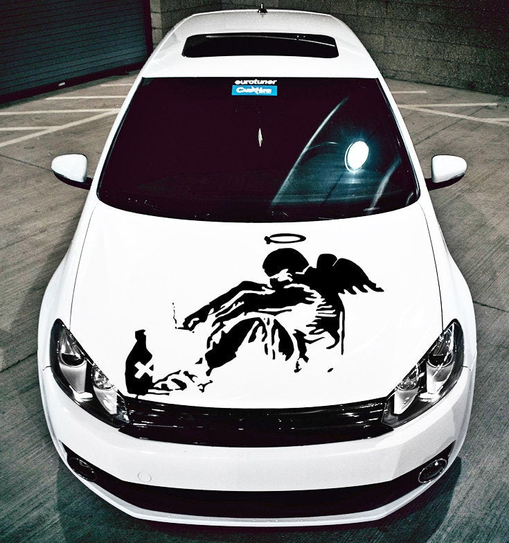 Alternate gallery view of Artist Fallen Angel Wall Decal.