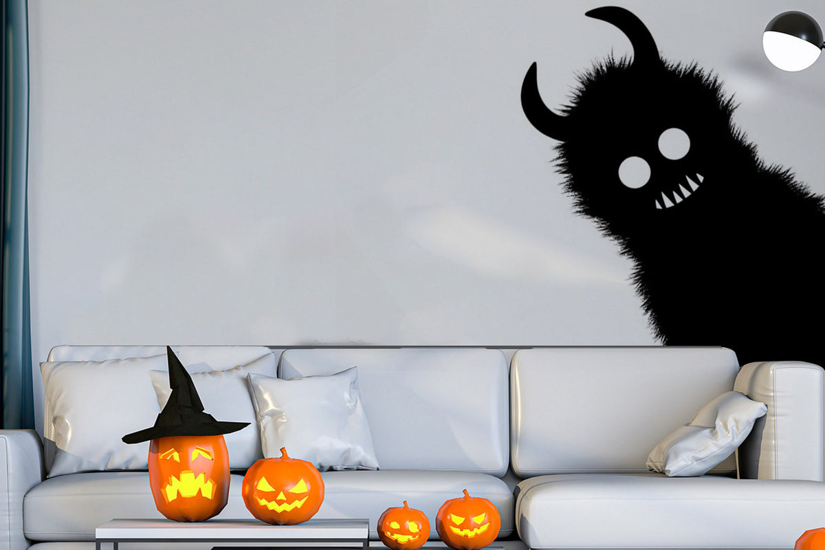 Product gallery view of Halloween Haunting Window Art.