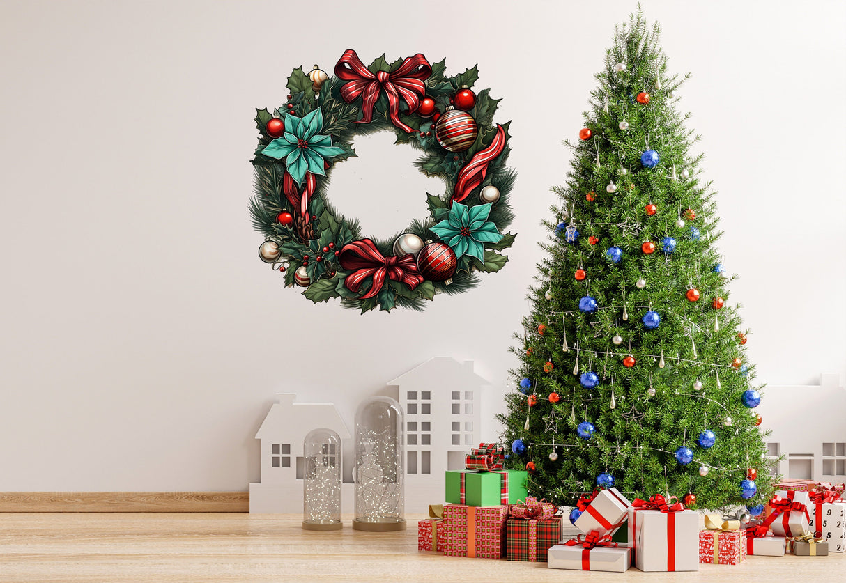Festive Wall Art Mural