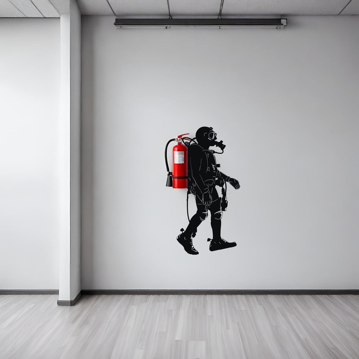 Unique Scuba Diving Office Mural
