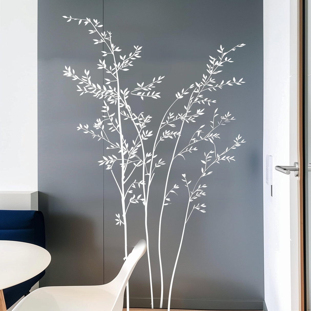 Additional product view of Minimalist White Branch Wall Sticker Decal.