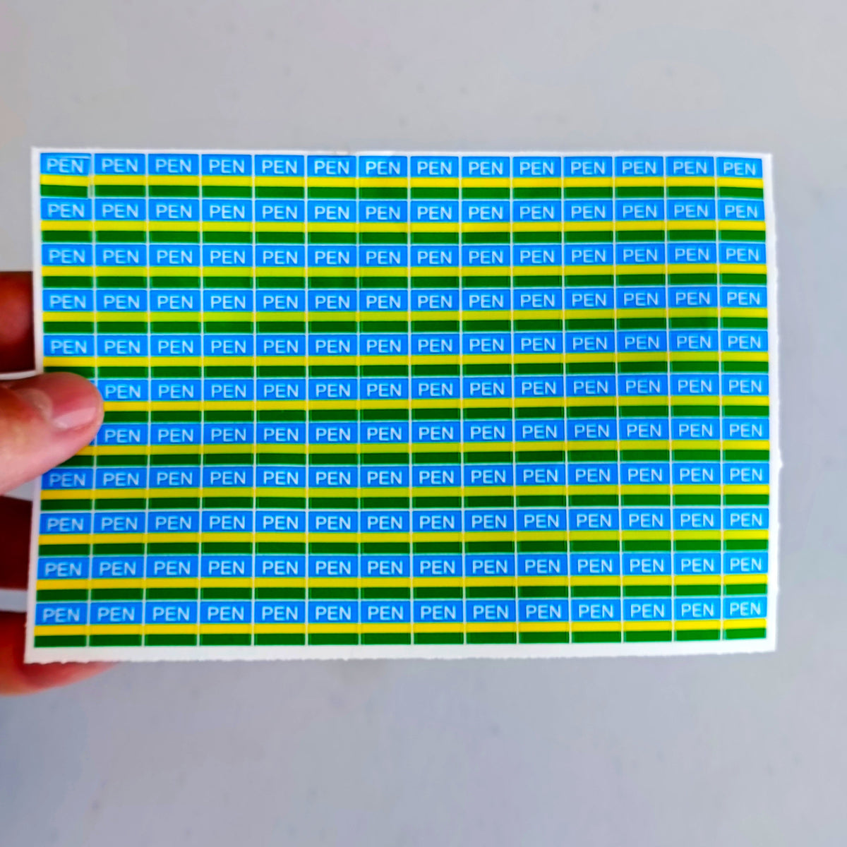 Product view of PEN Electrical Component Labels.