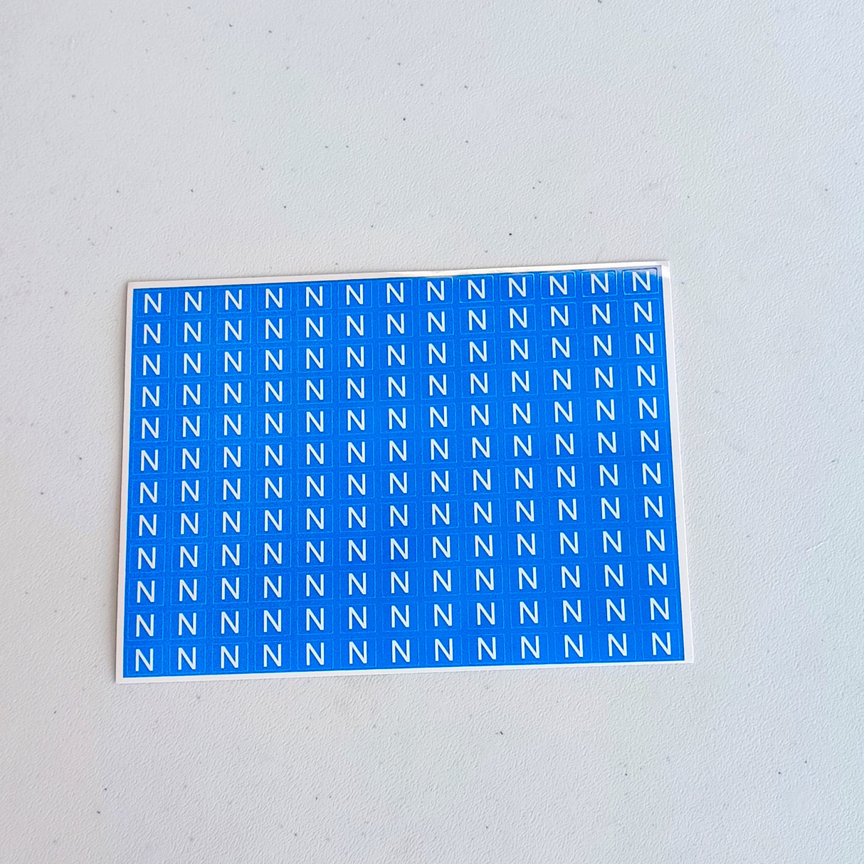 Additional product view of Neutral 'N' Electrical Component Labels.