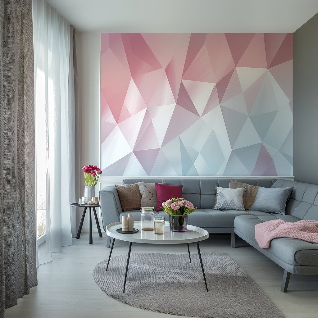 Alternate gallery view of Pastel Geometric Wall Sticker.