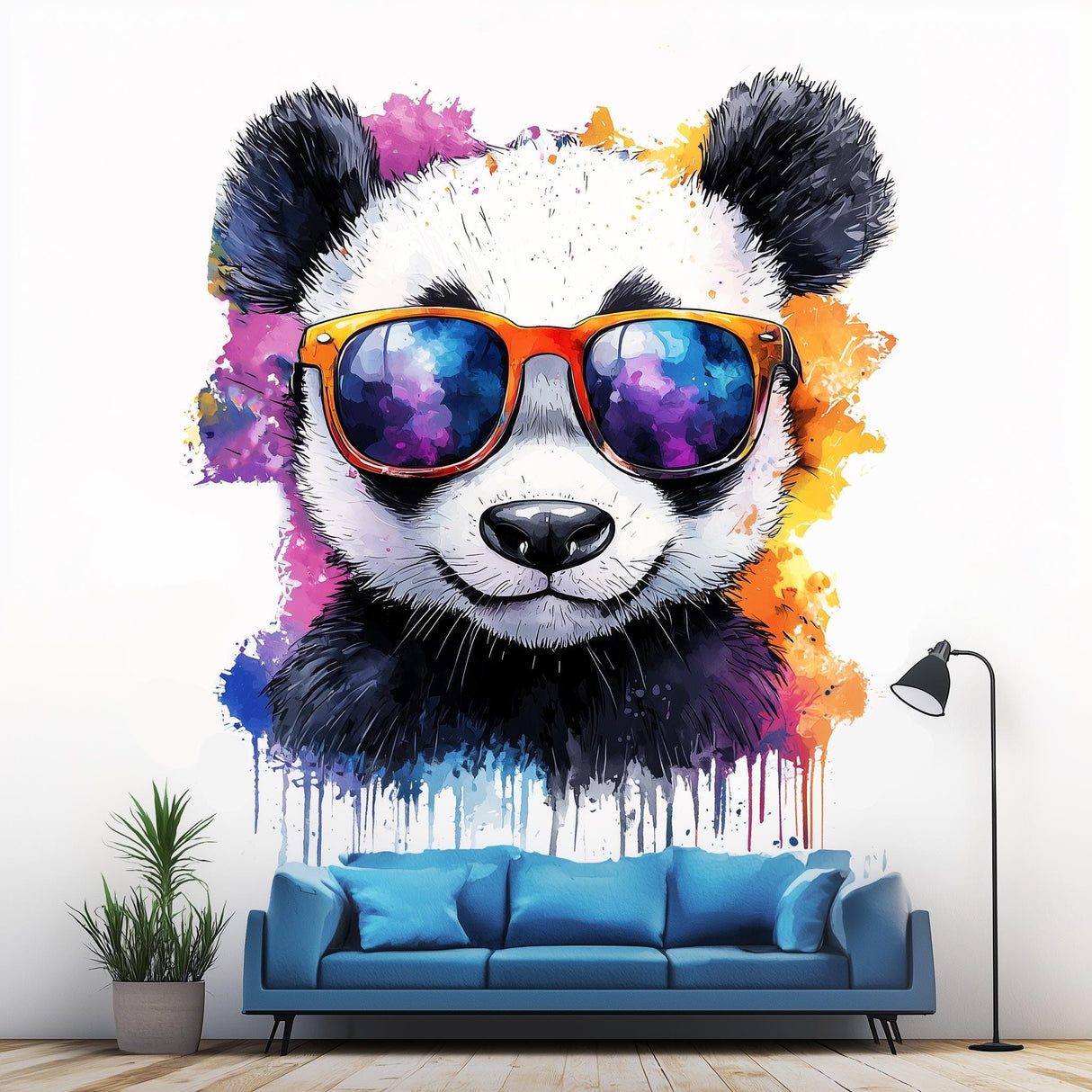 Additional product view of Adorable Baby Panda Wall Decal.