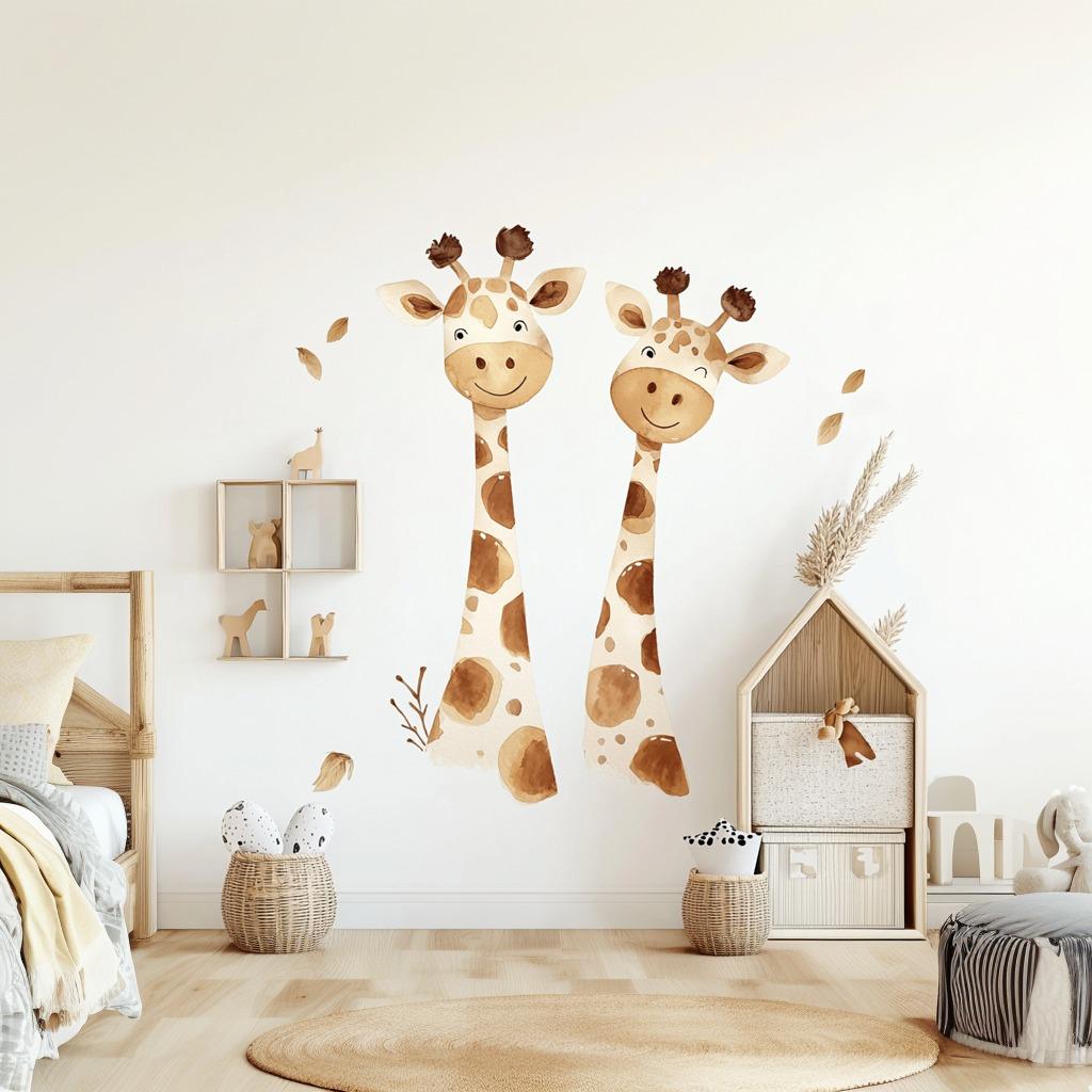 Alternate gallery view of Playful Giraffe Wall Sticker.
