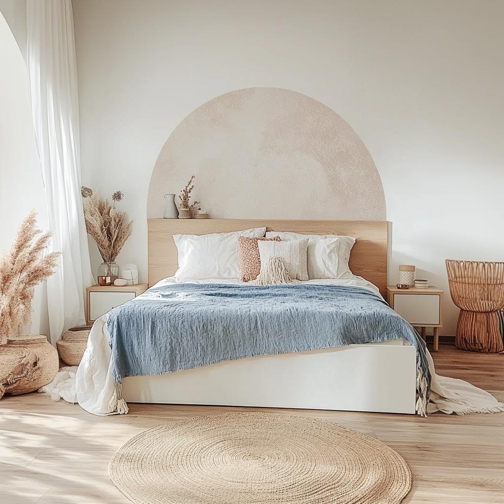 Alternate gallery view of Boho Headboard Decal.
