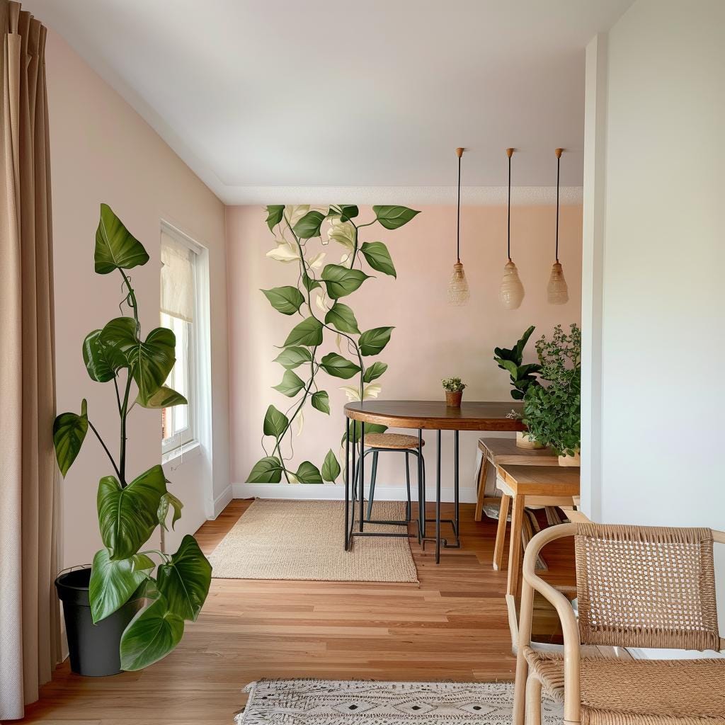 Additional product view of Climbing Vine Wall Decal Sticker.