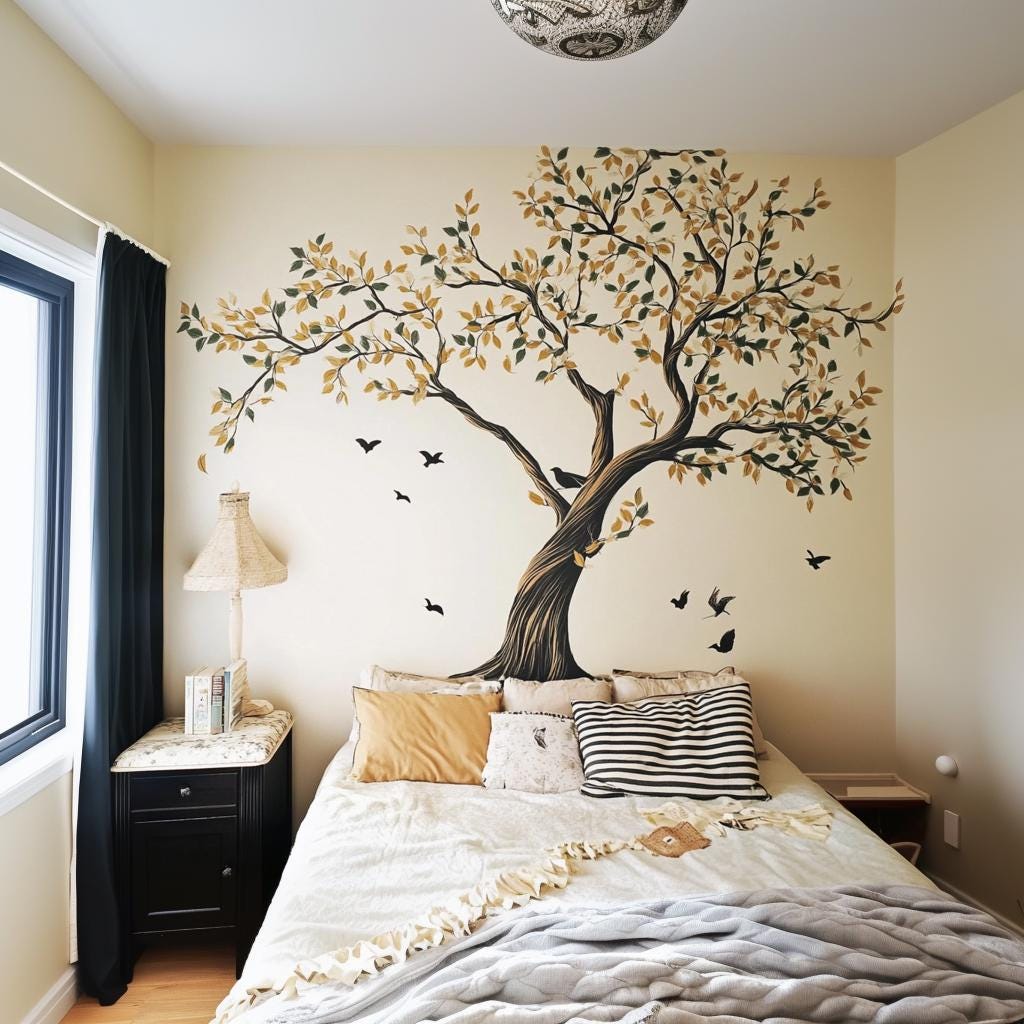 Additional product view of Large Tree Wall Decal.