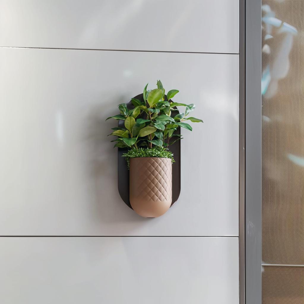 Product gallery view of Modern Wall Planter.