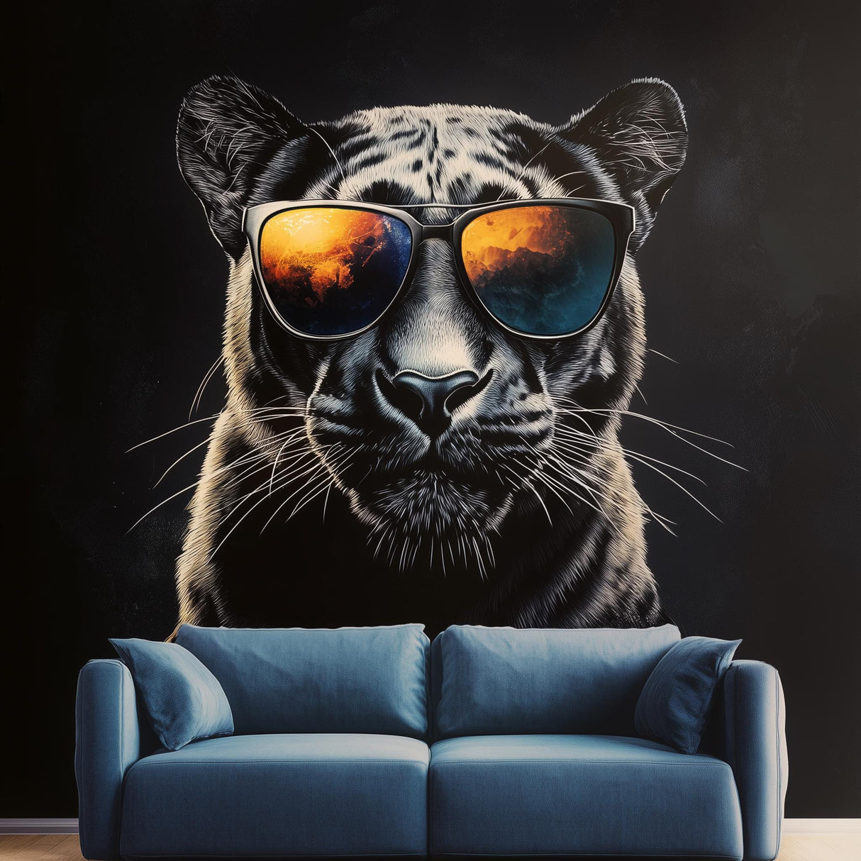 Additional product view of Black Panther Wall Decal.