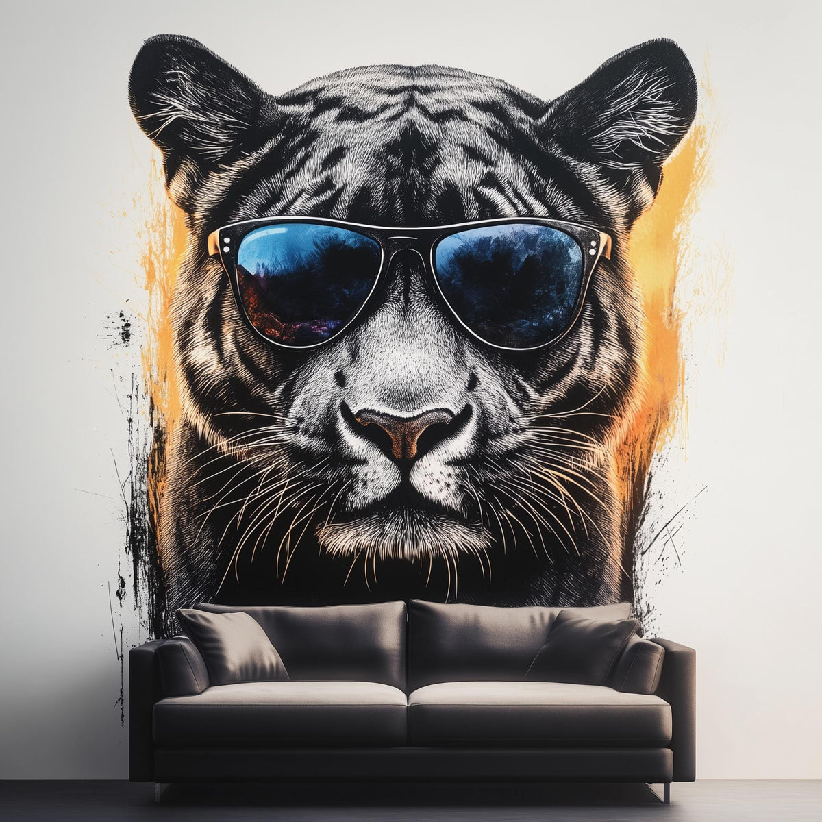 Additional product view of Black Panther Wall Decal.
