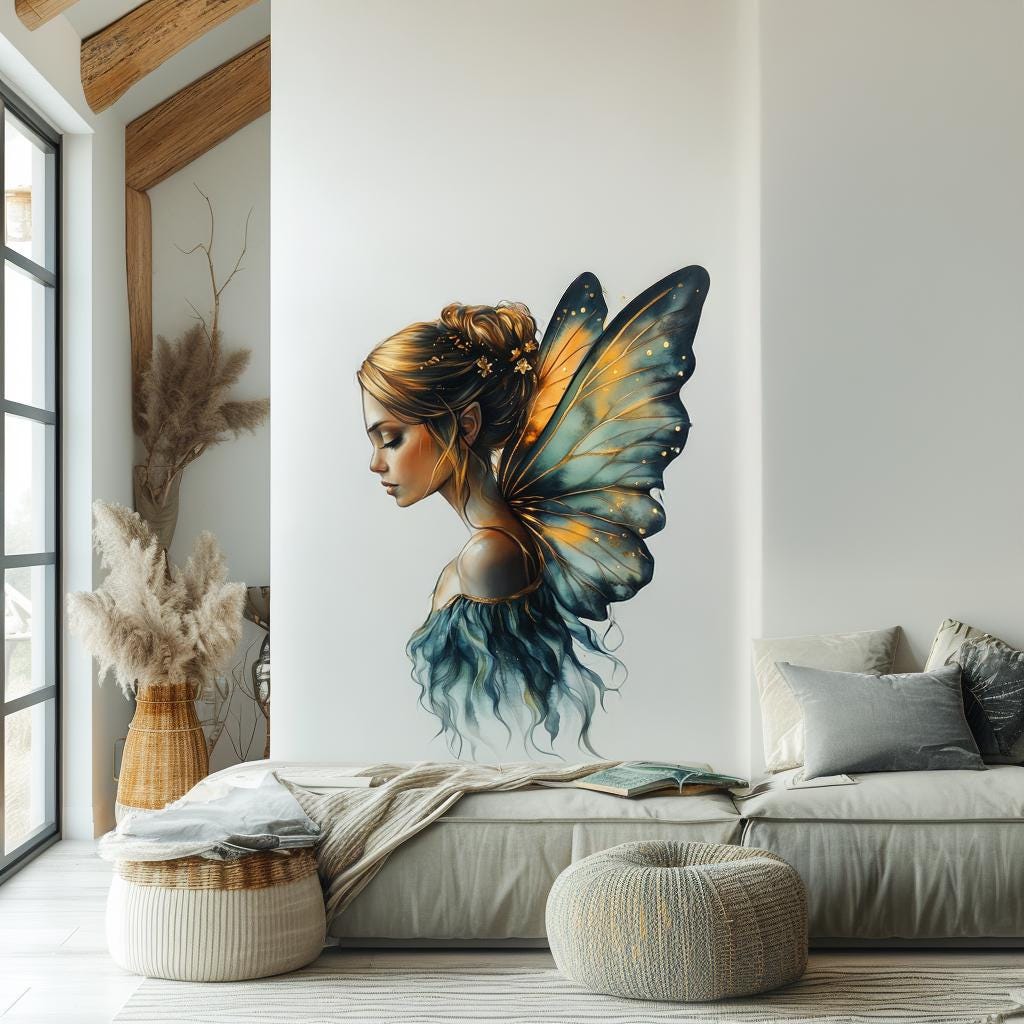 Alternate gallery view of Enchanted Fairy Wall Decal.