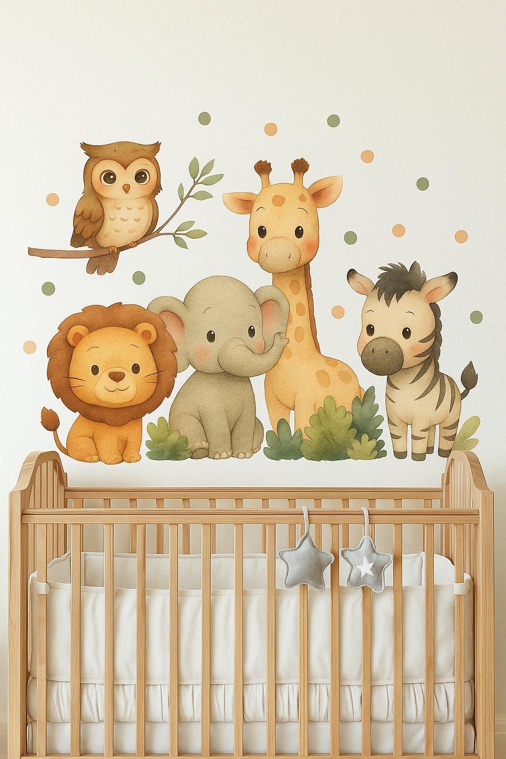 Product gallery view of Safari Animal Wall Decal.