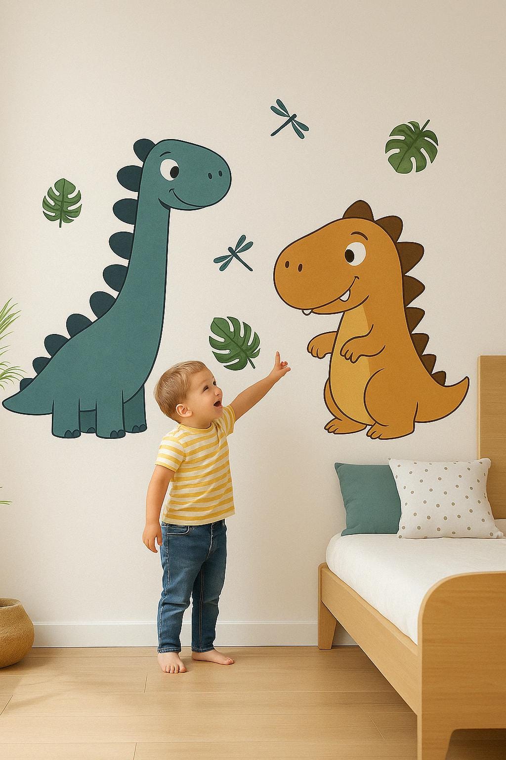Product view of Large Dino Wall Decals.