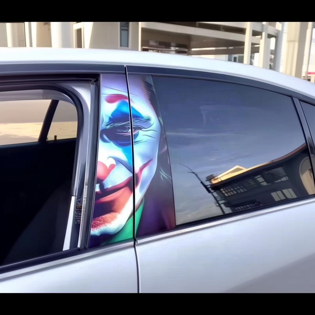 Product gallery view of Custom B-Pillar Car Sticker.