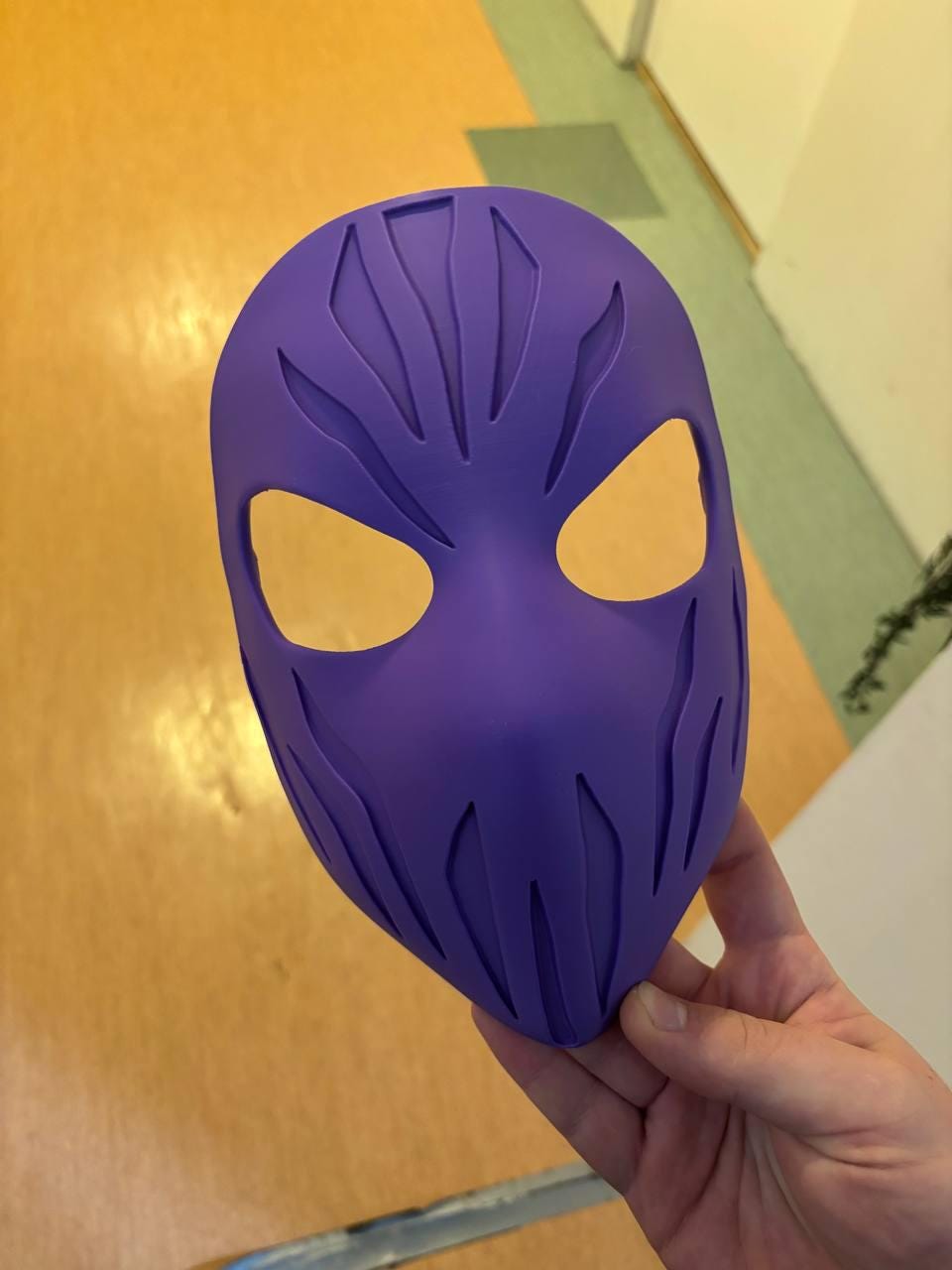 Product gallery view of 3D Printed Skull Assassin Mask.