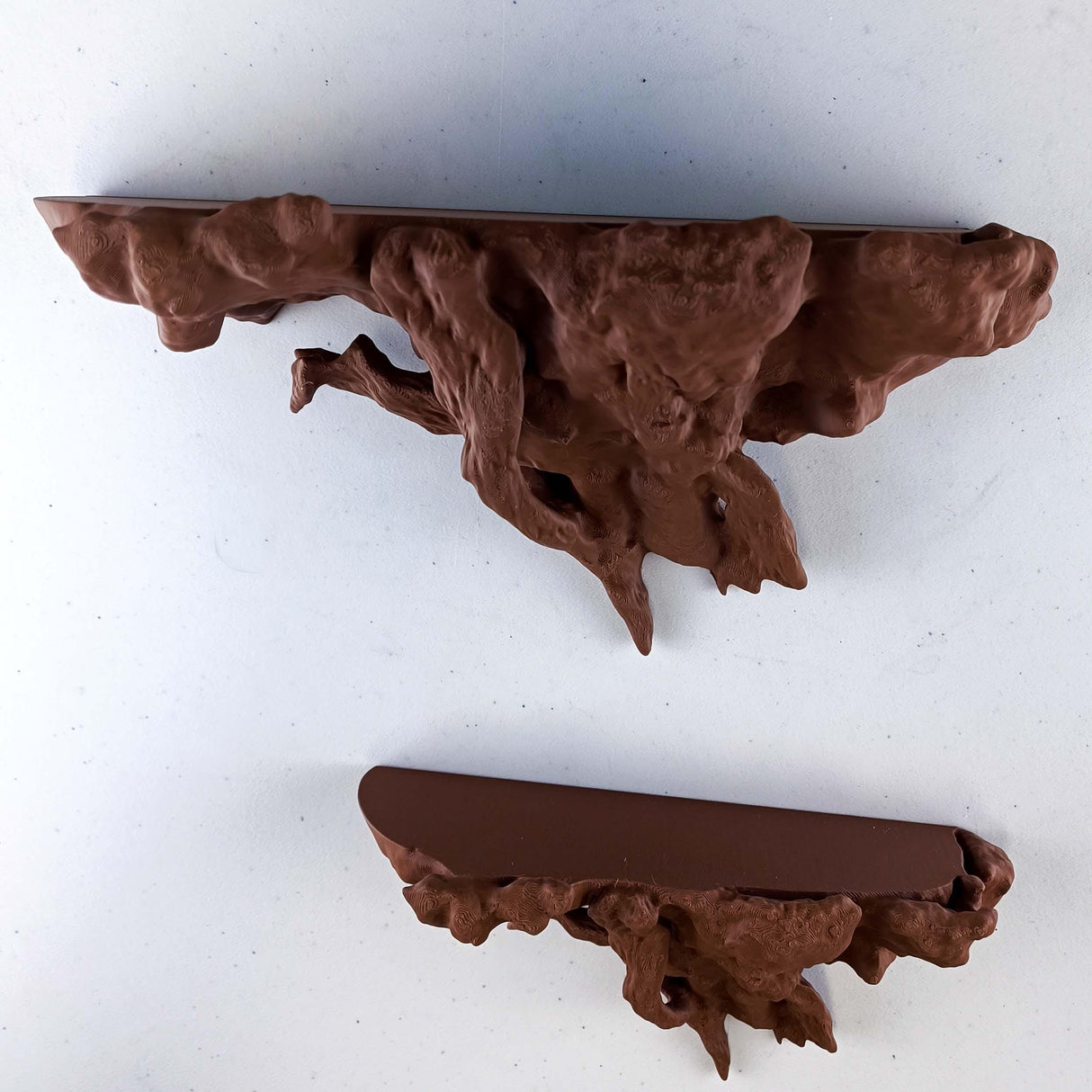 Additional product detail of 3D Printed Tree Root Shelf.