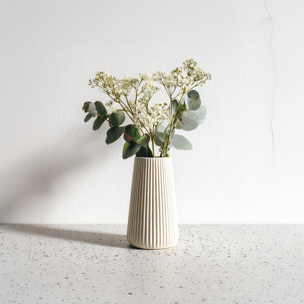 Additional product view of 3D Printed Origami Vase.