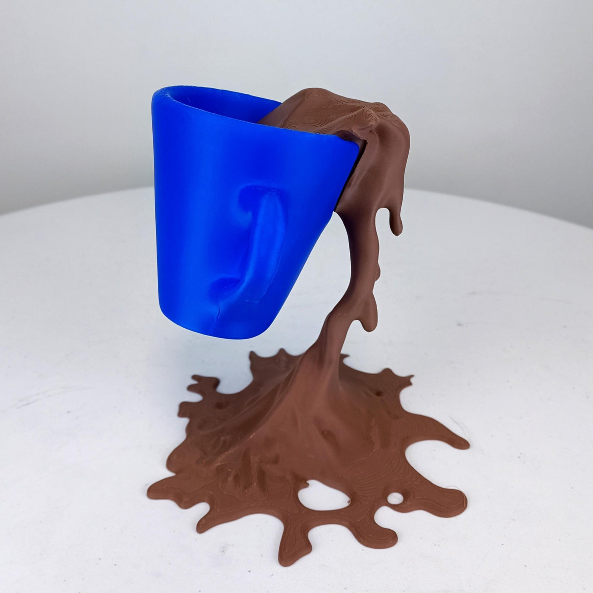 Alternate gallery view of 3D Printed Floating Spilled Coffee Sculpture.