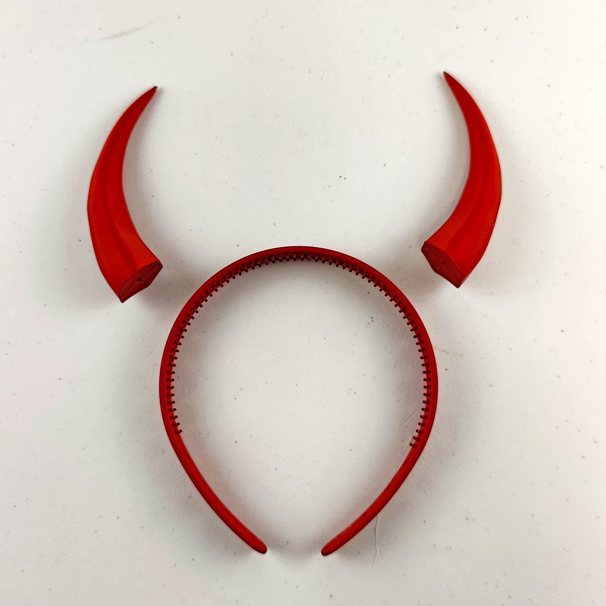Alternate product view of 3D Printed Demon Horns.