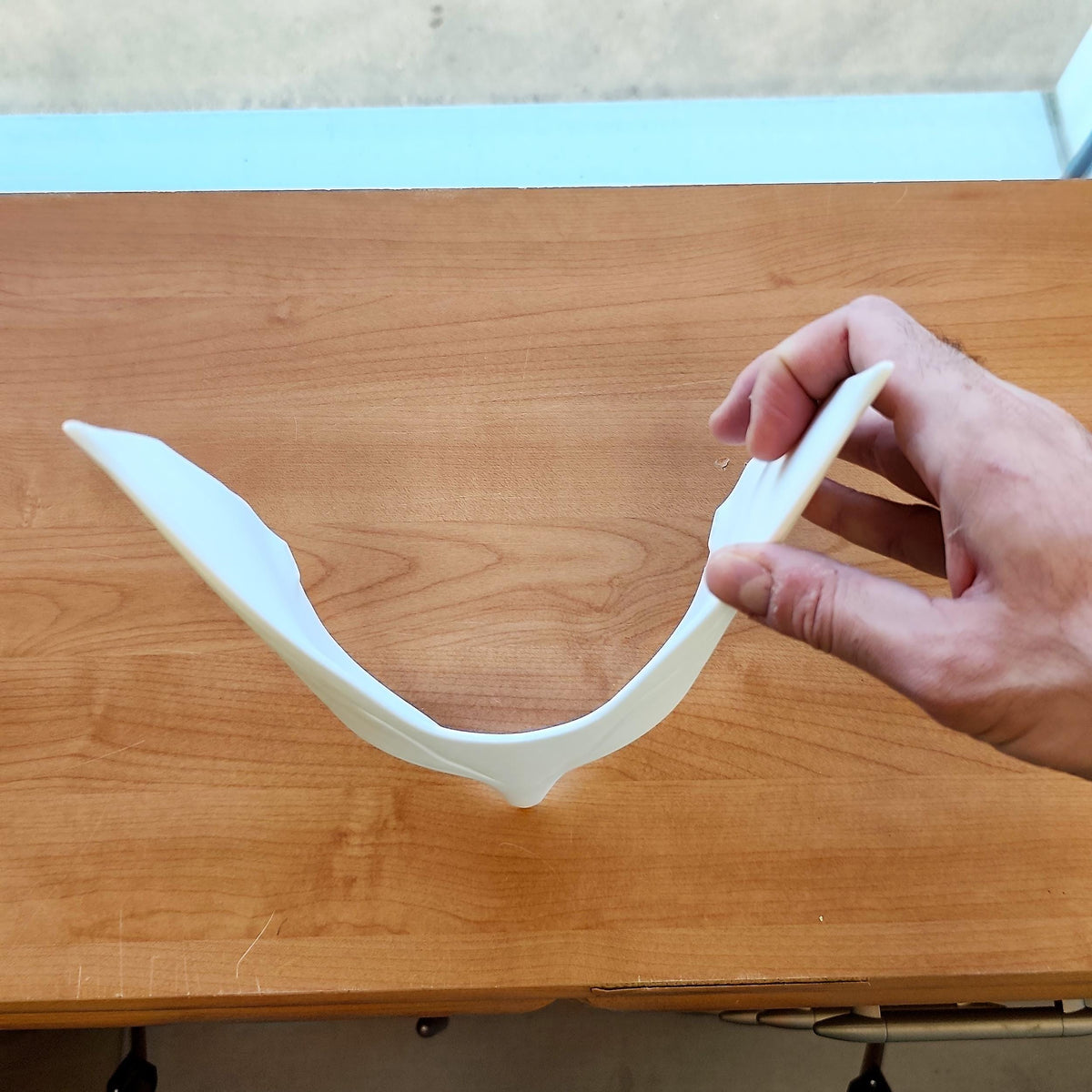 Product detail view of 3D Printed Fox Spirit Half Mask.