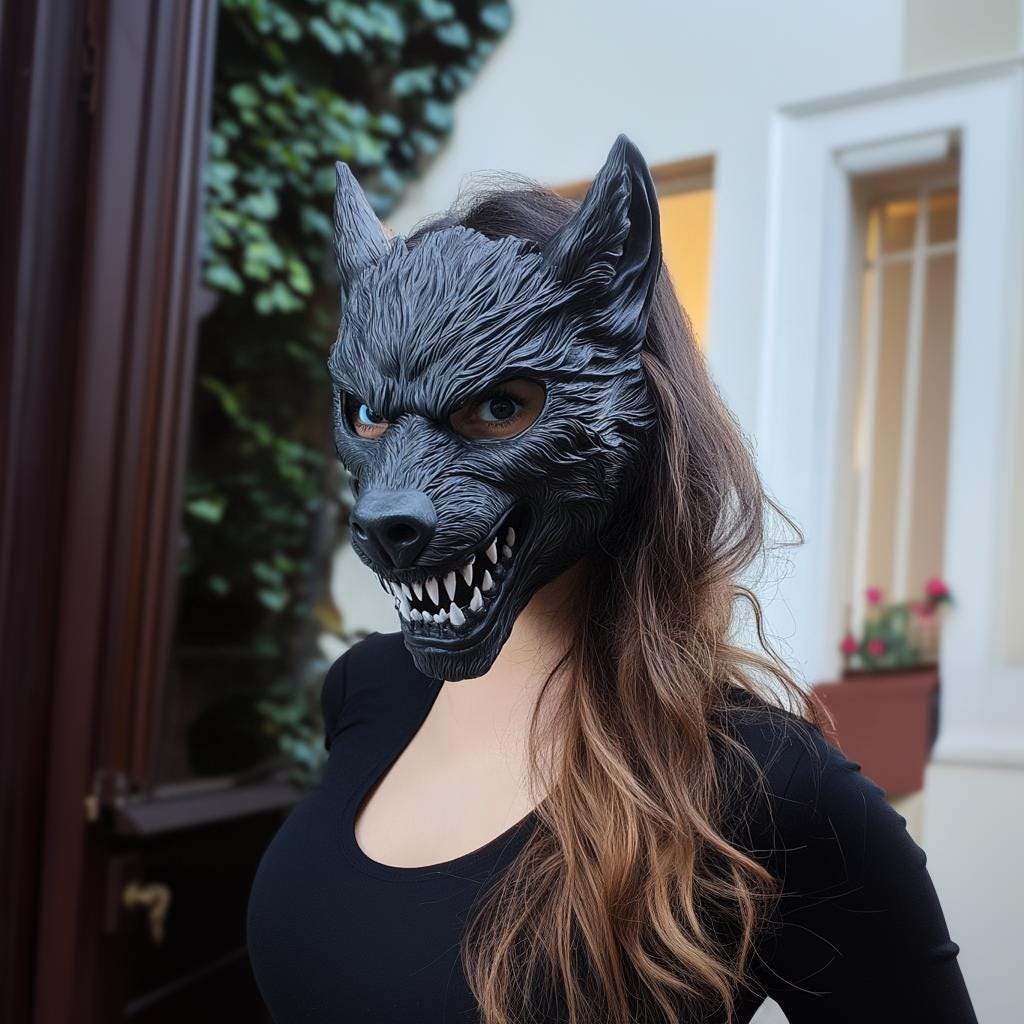 Alternate gallery view of 3D Printed Werewolf Cosplay Mask.