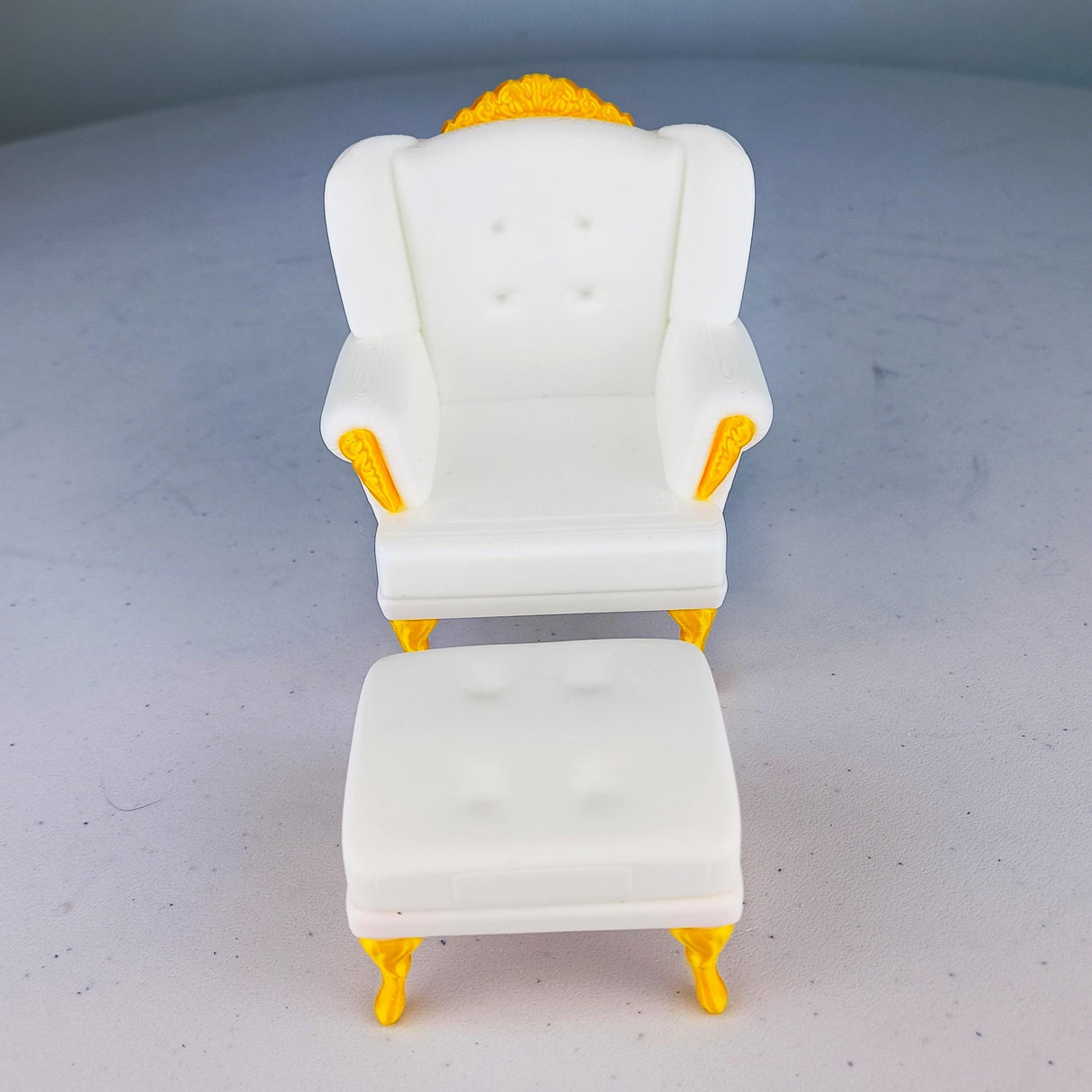 Additional product view of 3D Printed 1:12 Victorian Sofa and Ottoman.