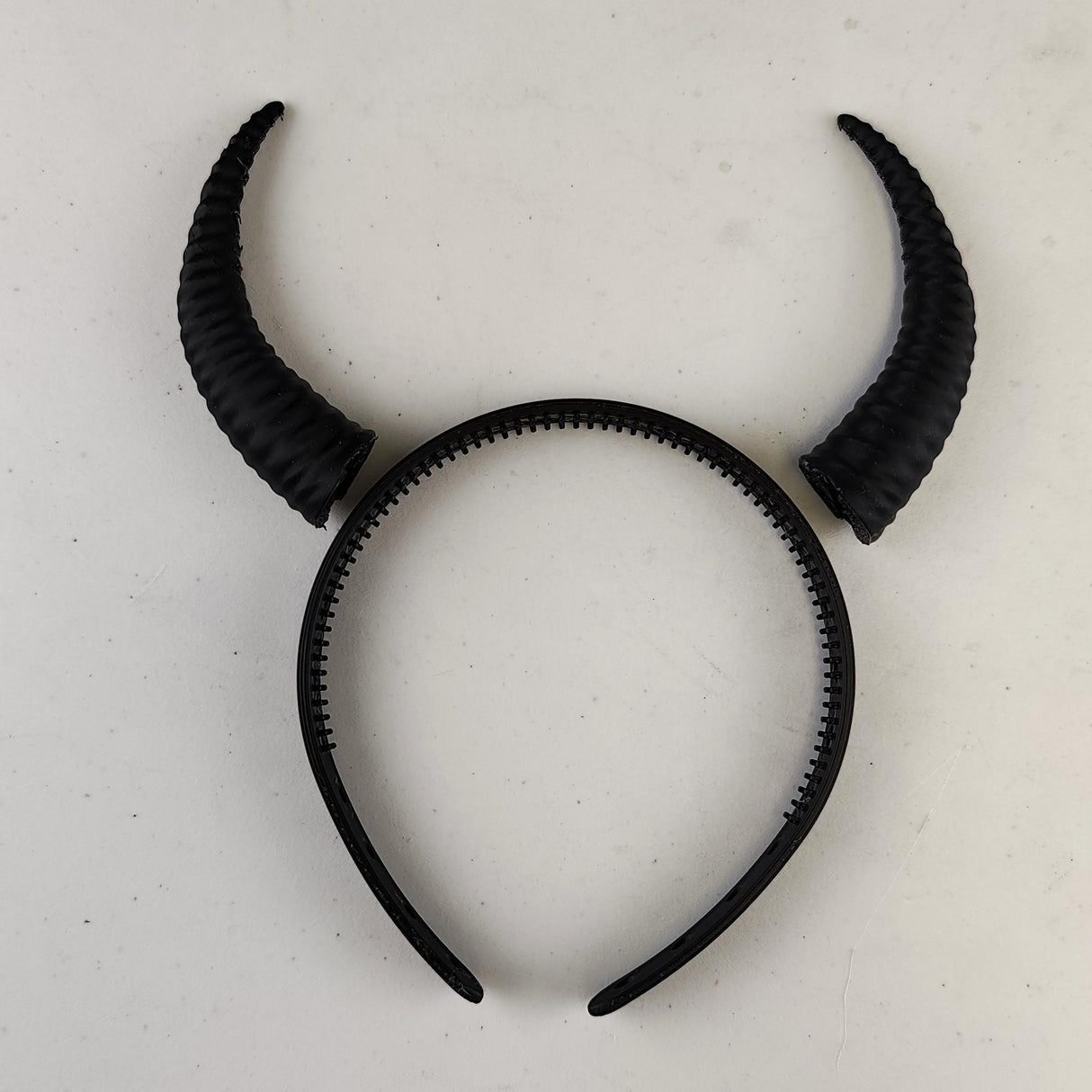 Additional product view of Subtle 3D Printed Demon Horns.