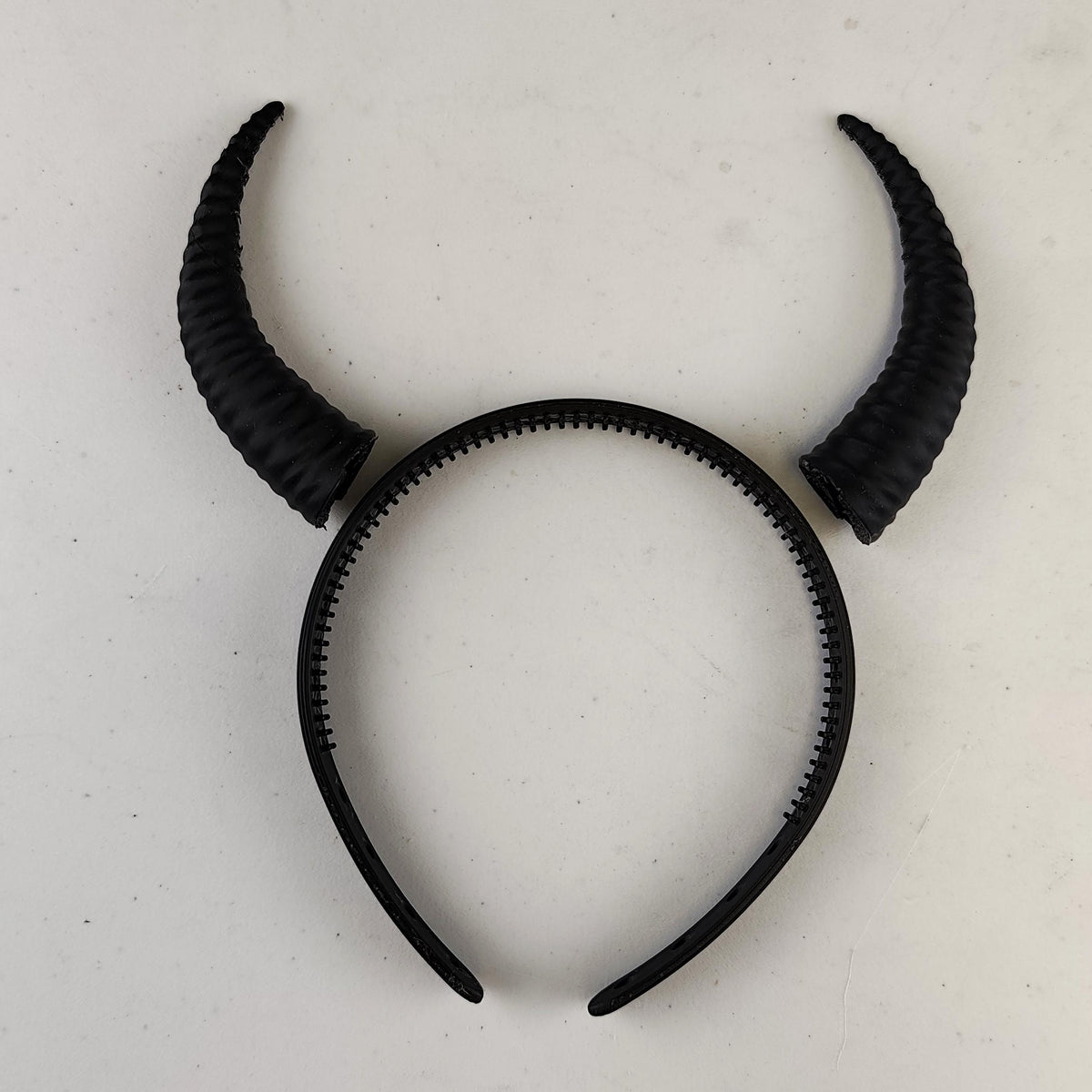 Product detail view of Subtle 3D Printed Demon Horns.