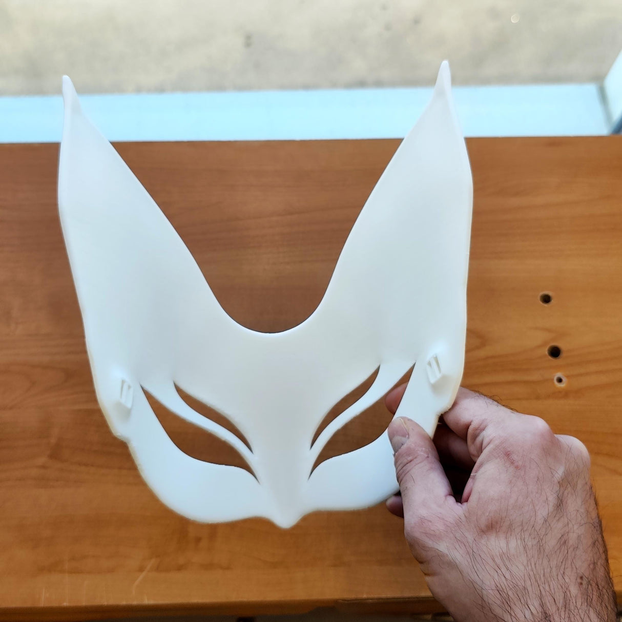 Alternate gallery view of 3D Printed Fox Spirit Half Mask.