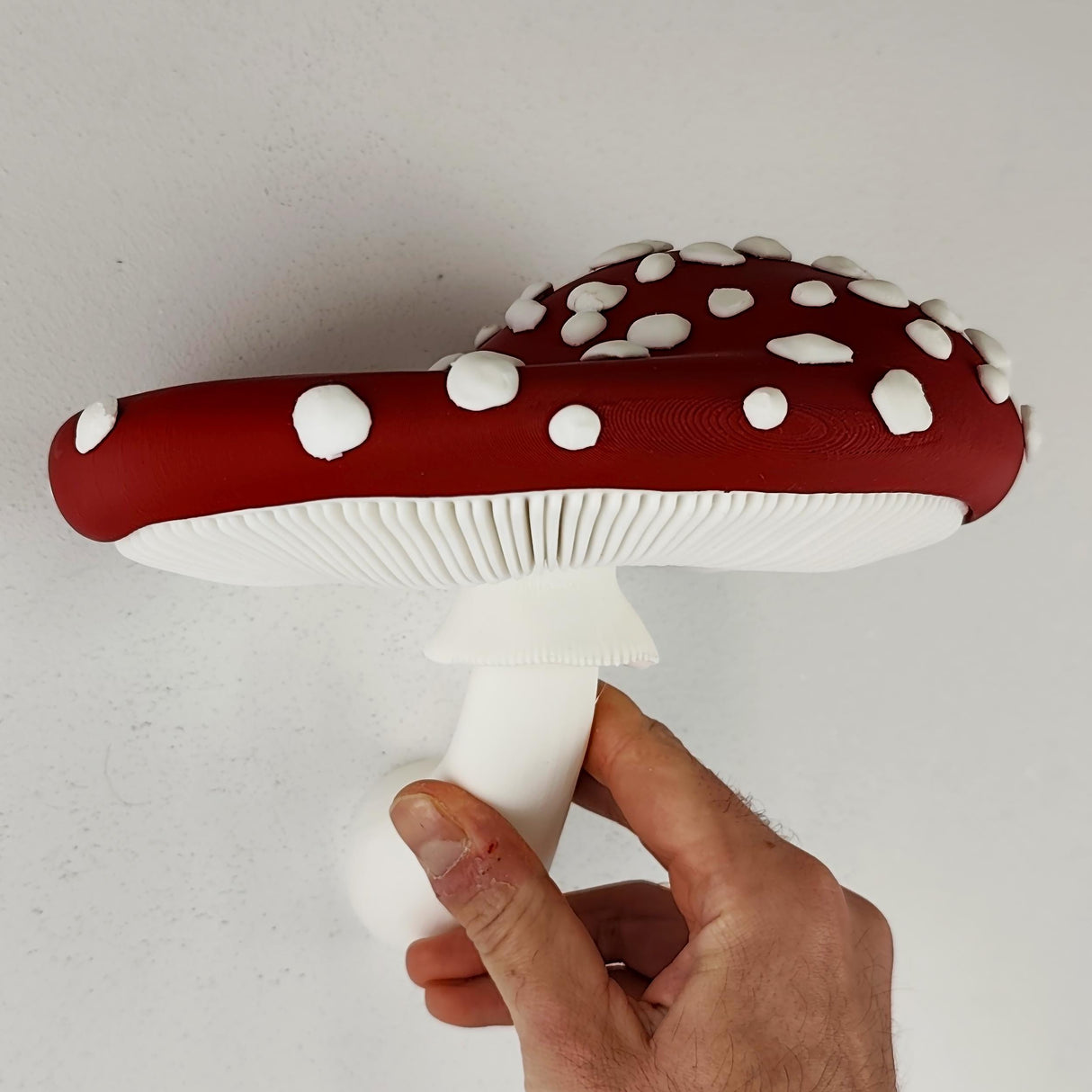 Additional product view of 3D Printed Toadstool Wall Shelf.